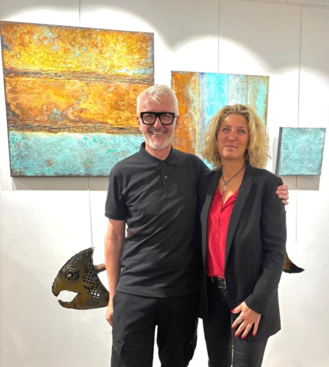 Ambiance vernissage avec Vanina